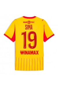 RC Lens Abdallah Sima #19 Voetbaltruitje Thuis tenue 2025-26 Korte Mouw